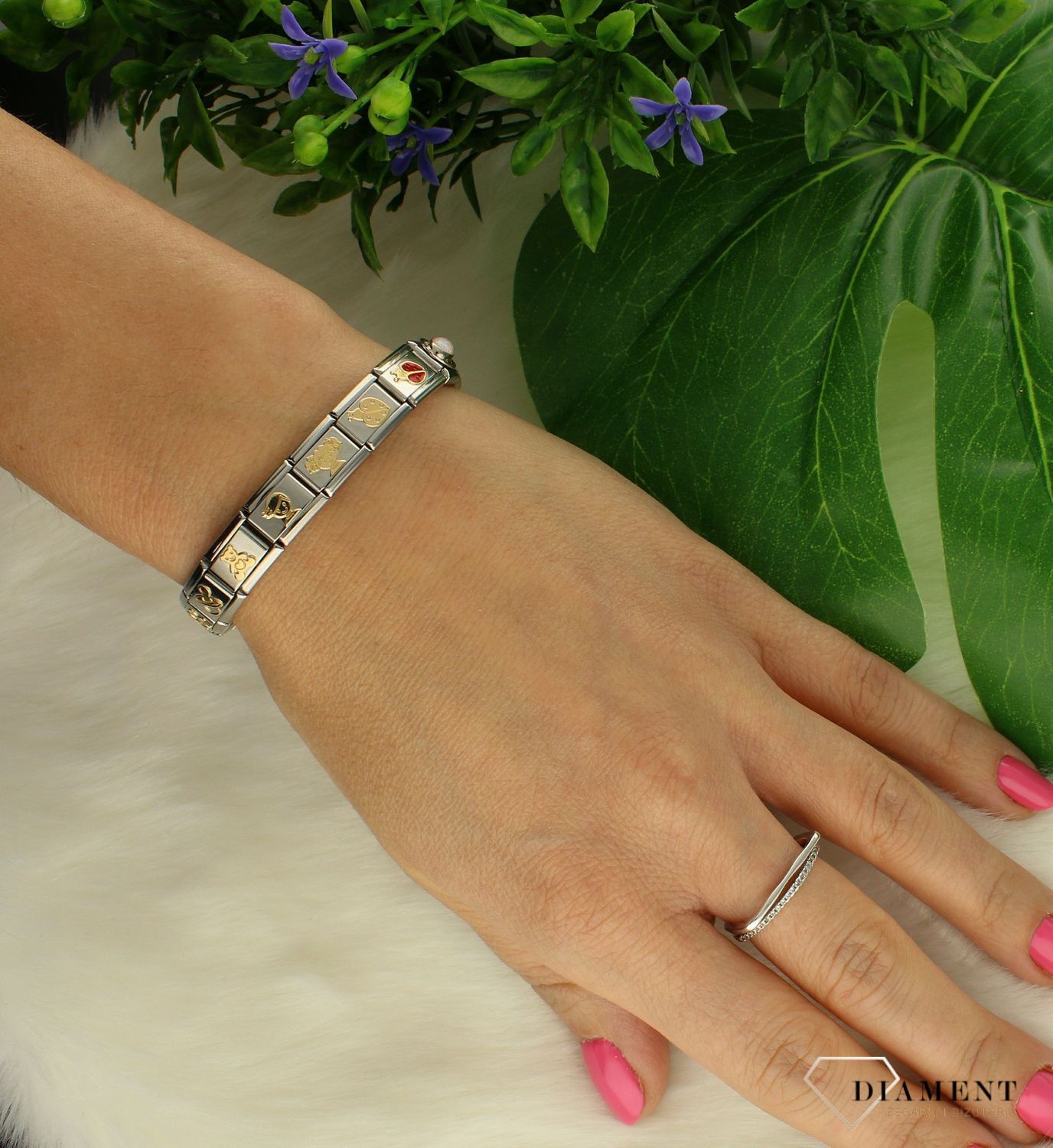 Nomination - Link 18K zawieszka charms Złoto Dziewczynka 030162 73.jpg